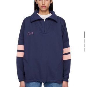 CARO Editions Eliza navy sweatshirt